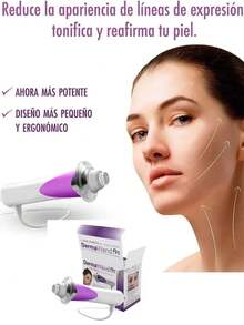 Derma Wand Pro Tonificador Facial Anti Edad Radiofrecuencia Maquina Radiofrecuencia Dermawand Pro Facial Antiarrugas - Blanco - Ver 2
