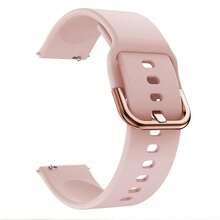 1/2/3pcs 18mm/20mm/22mm Soft Silicone Watch Band, Adjustable Quick Release Replacement Strap Compatible With Samsung Galaxy Watch Active 2 40mm/44mm, Active 42mm, 3/4/5/6, Gear S2/S3 Frontier/Classic, Watch GT 2/3 Pro 42mm/46mm, Honor Amazfit GTS 2 BIP - Pink - View 11