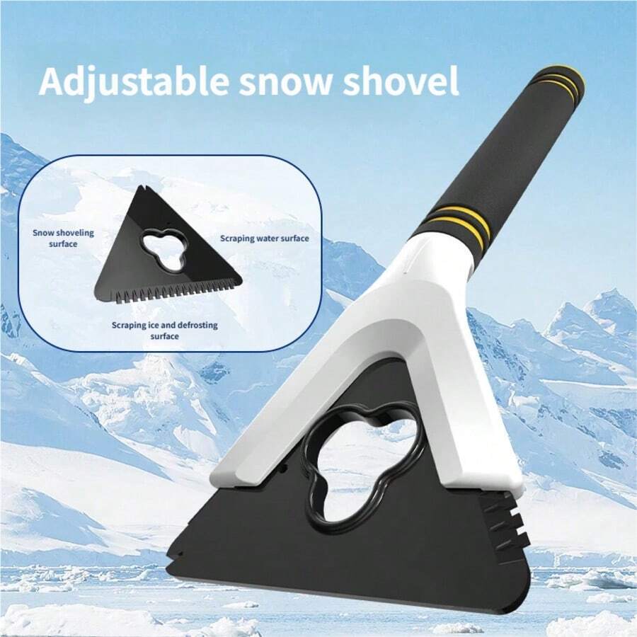 Adjustable Car Ice Scraper, Winter Windshield And Window Frost Remover, Snow Shovel Tool - Vehicle-mounted Snowplow - View 1