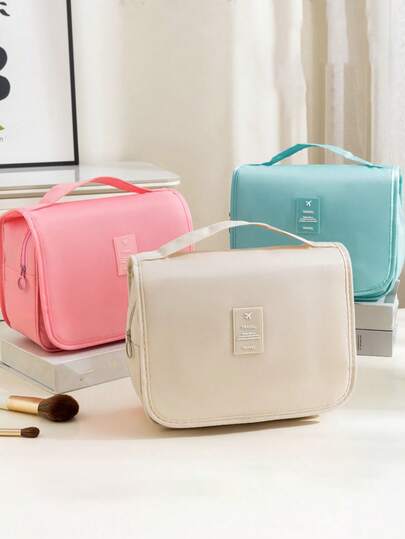 1个多功能悬挂式化妆包，大容量，方便携带，适合圣诞节、波西米亚风、旅行必备、情人节、房间装饰、钱包必备、女士化妆包、钱包必备、邮轮必备、设计师手提包、基础款、梳妆台必备、房间装饰、可爱化妆包、化妆间装饰