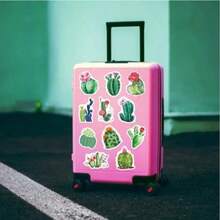 Cactus Nopales Plantas Cute Aesthetic 50 Calcomanías Stickers Vs Agua Stickers Variados Sin Repetir Impermeables Removible Diseños Únicos Para Electrónicos, Laptops, Termos, Celulares(default) - Multicolor - Ver 6