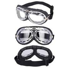 1 par de gafas de motocicleta, gafas de estilo aviador retro para montar, gafas para el festival Burning Man, unisex para adultos - Multicolor - Ver 9