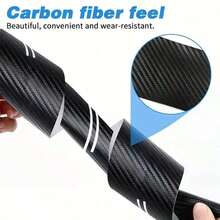 4pcs/Set Carbon Fiber Heart-Shaped Door Sill Protectors - Anti-Scratch, Anti-Collision, Easy Installation, Non-Slip Grip, Elastic Fit, Protect Car Door Edges, Suitable For All Vehicles, Durable Black Car Door Sill Covers, Fashionable Auto Accessories - One-size - View 7