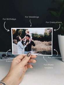 Personalized Photos, Photos, Custom Wedding Photos, ID Photos, Daily Room Decor, Commemorative Photo Album, Important Moment Records, Customized Photo Printing Paper - Gifts, Room Decor - Multicolor - View 7