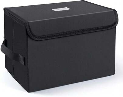 UENTIP Vinyl Record Storage Box - 7-Inch LP Crate Holds 60 Records - Pack Of 1 - 11x7.67x7.67 Inch - Black