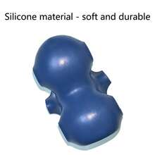 1个硅胶高尔夫球保护套，可容纳2个球，柔软有弹性，配有铝合金扣，适用于标准1.68英寸高尔夫球，高尔夫球杆包配件