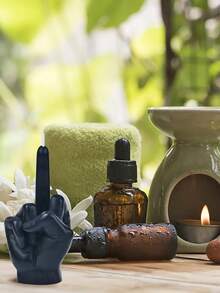 1pc Finger Shaped Candle, Candle, Funny Candle, Prank Candle, Creative Candle - Multicolor - View 9