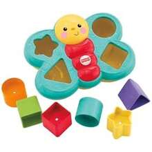 Fisher-Price Mariposa de Bloques Divertidos Clasificador de Formas para Bebés de 6 Meses en Adelante - / - Ver 6