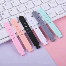 30 chiếc dây buộc cáp silicon dùng một lần, tiện dụng khi đi du lịch, dùng để sắp xếp cáp USB, túi đựng dây cáp. - Nhiều màu - Xem 3