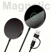 Compatible With Iphone Magsafe17 16 Pro Max Magnetic Wireless Charger Compatible With Apple 15 Plus 14 13 12 11 Charging Phone Accessories