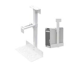 Host Box Rack, Desktop Computer, Suspended Host Rack, Wall Mounted Hanger, Under Table Storage Rack, Tray Bracket, Metal - Multicolor - View 6