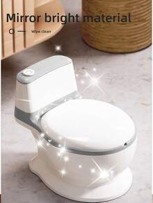 1个儿童仿真小马桶，幼儿男女宝宝小便训练器，家用便盆椅