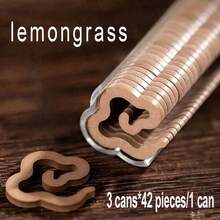 1盒，42片不粘吉祥云香粉，木质，每片燃烧约30分钟，罐装香片，持久去除室内异味，多种香味可选，适合作为生日、毕业礼物等。