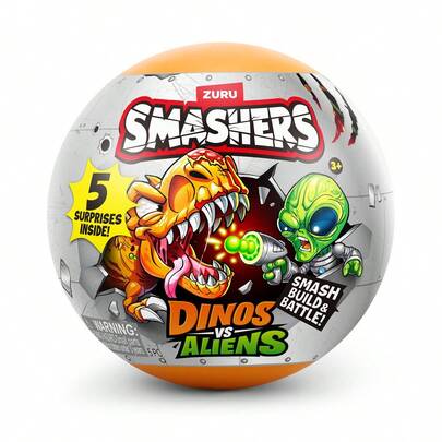  ZURU Smashers Dino Vs Aliens Planet Mystery Capsule (Stilar varierar)
