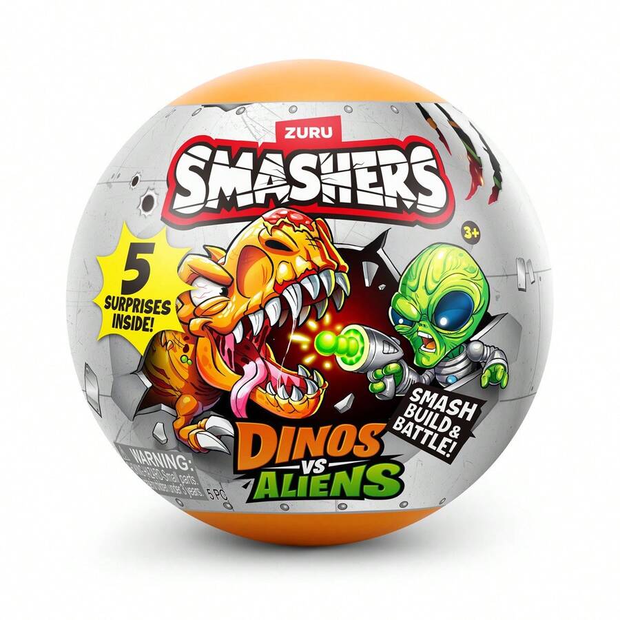 ZURU Smashers Dino Vs Aliens Planet Mystery Capsule (Styles Vary)