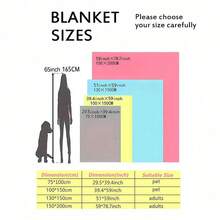 Dr. Pepperr Soft Flannel Throw Blanket - Cozy And Warm For Sofa, Bed, Office And Travel - Perfect Christmas, Mother's Day And Holiday Party Gift - Blankets, Throw Blankets, Fleece Blankets, Sherpa Blankets, Weighted Blankets, Cozy Blankets, Soft Throws, Warm Blankets, Sofa Blankets, Comfy Blankets - 彩色 - 查看 2