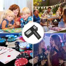 PLAFOPE 1 Juego de domino en Miniatura para casa de muñecas minibloques de domino Juguetes con Caja de Almacenamiento para niños Juegos educativos y de Viaje Accesorios para casa de muñecas.Diversión infantil, juegos felices, imprescindibles para los niños - Colores surtidos - Ver 5