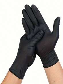 20/50/100只装一次性丁腈手套，防水，防静电，适用于厨房、纹身、染发、清洁、家用工具等（随机发货）