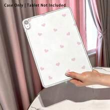 1pc High Transparent Anti-Drop TPU Tablet Case, High-Definition Heart UV Printing, Compatible With IPAD 11 2025, MINI6/7, AIR1/2, Air4/AIR5/Air6/AIR7, 9.7 Inch IPad 2019/2020/2021, 10.2 Inch IPad 10/11, AIR11 (2024/2025), PRO11 (2024), PRO11 (2018-2022), PRO12.9 Inch/AIR13 - Multicolor - View 3
