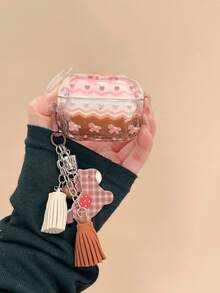 Cute & Fresh Pink-Brown New Year Horse Case, Suitable Compatible With Apple 1/2/3/4/Pro/Pro2(Nd)/Pro(3rd) - Pink - View 2