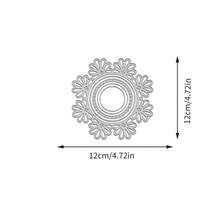 创意雪花金属切割模具，DIY剪贴簿相册和压花模板，贺卡制作工具，卡片纸切割工艺品，礼品卡制作模板模切。