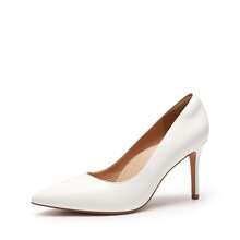 Women's Pointed-Toe Stiletto Pumps Elegant Slip-On Heels For Wedding, Office, And Special Occasions. Designed For Style And Comfort. - 白色 - 查看 3