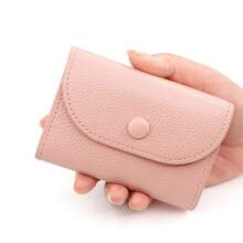 Ultra-Thin Coin Purse, Fashionable Short Minimalist Small Wallet, Unisex Card Holder & Coin Pouch