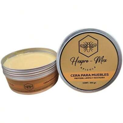 Cera De Abeja Para Proteger, Limpiar y Restaurar Madera, 300 gr, Cera Para Madera.