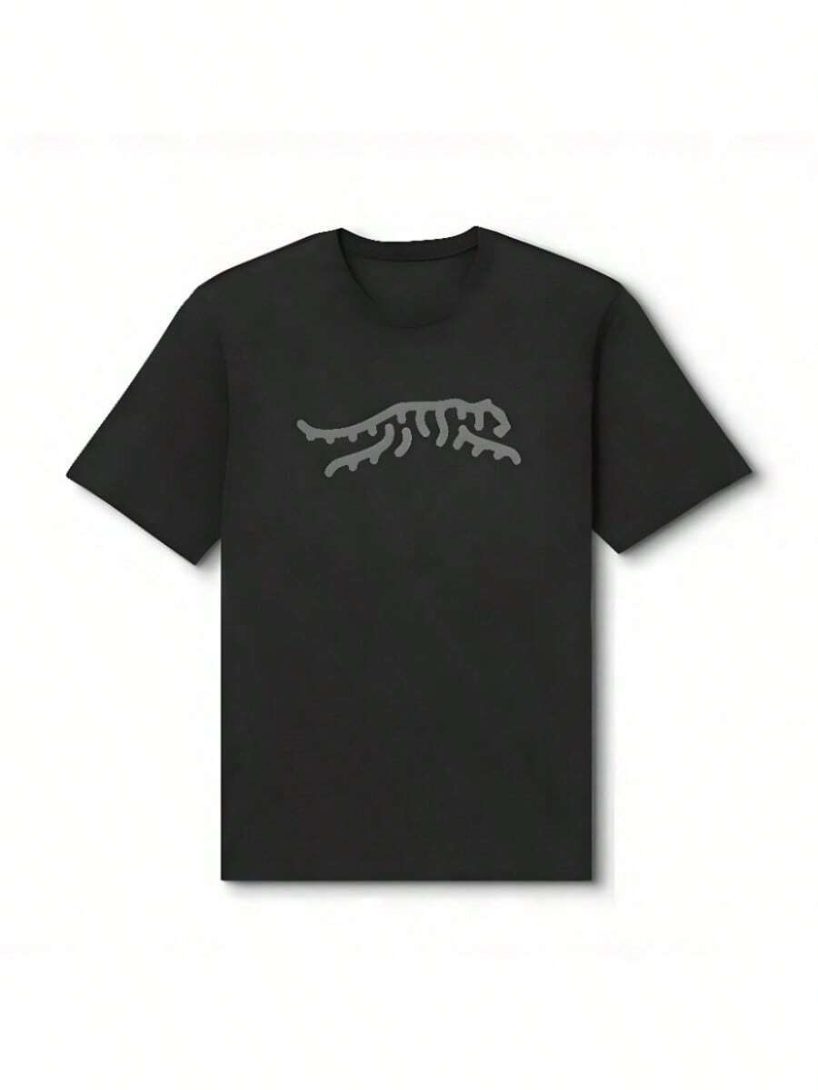 BREATHABLE COOL SUMMER 2026 New Sunday Red Icon T Shirt Tigers Woods Golf Men Loose Comfortable Round Neck Short SLEEs Ve Sport Streetwear Fashion Tops Size S~5XL(1) - Black - View 1