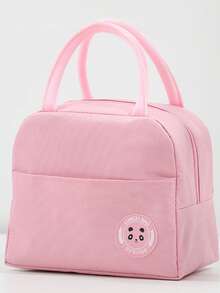 1个小号防漏便携式午餐手提保温袋，男女通用，防水保冷午餐包，女士便携式可重复使用双色午餐包，带可调节肩带，可用作便携式午餐包、防水保温午餐盒、便当袋、晚餐保温袋 - 彩色 - 查看 13