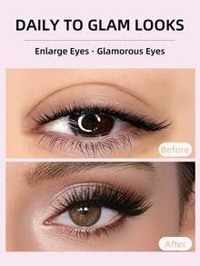 280 Clusters Single Strand DIY Eyelash Extensions Segmented False Eyelashes 14 Rows Large Capacity - C - View 4