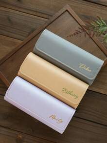 Customizable Glasses Case,Personalized Name Glasses Case ,Sunglasses Holder Eyeglass, Fauxleather Carrying Pouch Custom Minimalist Eyeglasses Case Engraved,Ideal Gifts For Her,Girlfriend,Her,Boyfriend,Friends, Valentine's Day Gifts, Bridesmaid Gift, Wedding Gift, Birthday Gift For Her, Mother's Day Gift, New Year Gifts, Ramadan Gifts, Makeup Bag, Travel Accessories