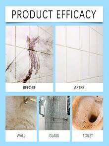 jakehoe 100ml Home Bathroom Limescale Remover, Gentle Bathroom Wall Tile & Toilet Descaler, Removes Water Stains & Dirt - Multicolor - View 7