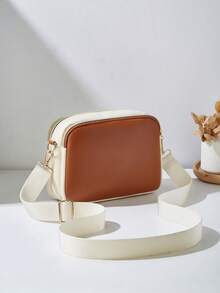 Fashionable New Cow Print Pattern Multi-Layer Crossbody Shoulder Bag For Women - Multicolor - View 5