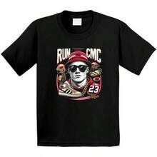 Run Christian McCaffrey Fan T-Shirt - 黑色 - 查看 2