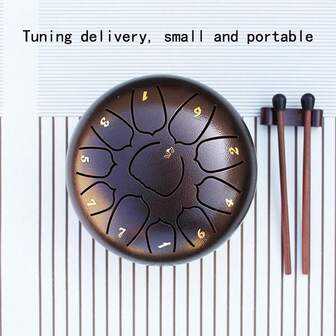11-Inch D-Tuned Ethereal Drum, Healing Drum, Percussion Instrument