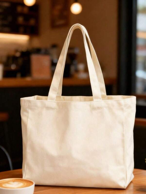 1 حقيبة قماش كانفاس فارغة، مناسبة للديكور والأعمال اليدوية DIY، بتصميم بسيط وأنيق، حقيبة سفر وتخزين مريحة، حقيبة سفر ذات لون واحد وسعة كبيرة: خيار مثالي للهواة الخارجيين! كذلك هدية مثالية للأصدقاء والعائلة. هذه الحقيبة ذات السعة الكبيرة مناسبة للطلاب والطلاب العائدين إلى المدرسة والمعلمين. حقيبة كانفاس متعددة الاستخدامات للسفر، حقيبة تسوق/سفر ذات سعة كبيرة، حقيبة تسوق يومية قابلة لإعادة الاستخدام، حقيبة كانفاس قابلة للطي وللحمل ل- DIY، حقيبة كتف كانفاس