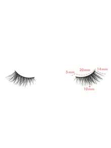 10 Pairs Cat Eye Half-Eye Elongated Eyelashes, Enlarging Eye Size, Suitable For Festivals, Vacations, Dates And Other Occasions - Black - View 4