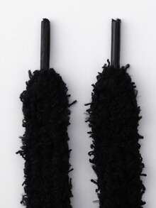 Winter New Plush Shoelaces Replacement, Cute Fluffy Flat Shoelaces, Suitable For Women Sneakers, Canvas Shoes Laces Replacement - Multicolor - View 4