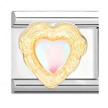 1pc Silver Sweet Luxury Modular Bracelet Charm, Heart, Butterfly, Cherry, Ocean Life Elements, DIY Jewelry Supplies