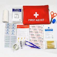 210pcs Portable First Aid Kit, Designed For Home Emergency Care. Suitable For Car, Office, Sports, Home, School And Travel Emergency Pack