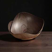 1 Set Luxury Asymmetrical Triangle Shaped Wooden Tray, Suitable For Snacks, Candies, Dried Fruits, Easy To Clean - Multicolor - View 8