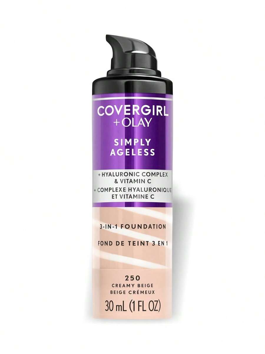 CoverGirl 永葆青春粉底液 - 250 - 奶油米色 - 查看 1