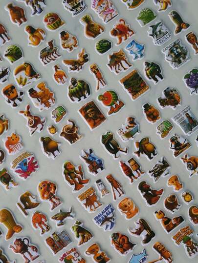 1pc Random Classic Shan Hai Cute Hollow Sticker Decor