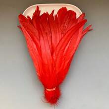 20pcs 25-45cm Wholesale Artificial Rooster Feathers For Headpiece, Wedding Dress DIY, Home Decor Accessories - Multicolor - View 22