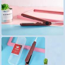 ¡Oferta de Año Nuevo! Miniplancha y rizador de pelo para mujer, pinza compacta para flequillo de doble uso, herramienta portátil para peinar el cabello, colores bonitos. - Multicolor - Ver 12