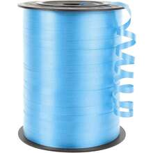 500 yardas de cinta rizada de color azul claro para envolver regalos, cinta de globo de 1/5 pulgada de ancho para floristas, manualidades, coronas, Navidad, fiestas de cumpleaños, bodas - Azul claro suave - View 2
