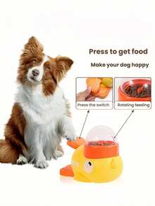 1pc Automatic Pet Feeder With Slow Eating Design To Prevent Choking, Suitable For Ducks - 500ml - View 2