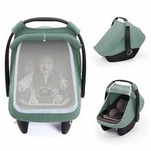 1 tấm phủ ghế ô tô cho bé, mái che ghế ô tô bằng cotton thoáng khí với cửa sổ lưới lớn, tấm che nắng cho ghế ngồi ô tô trẻ sơ sinh và xe đẩy. - Nhiều màu - Xem 13