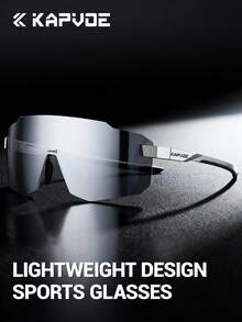 KAPVOE 轻便跑步眼镜，男女款山地自行车骑行眼镜，户外运动配件，露营，旅行，自行车眼镜，钓鱼装备，包含眼镜盒、眼镜布和眼镜袋 - 彩色 - 查看 6